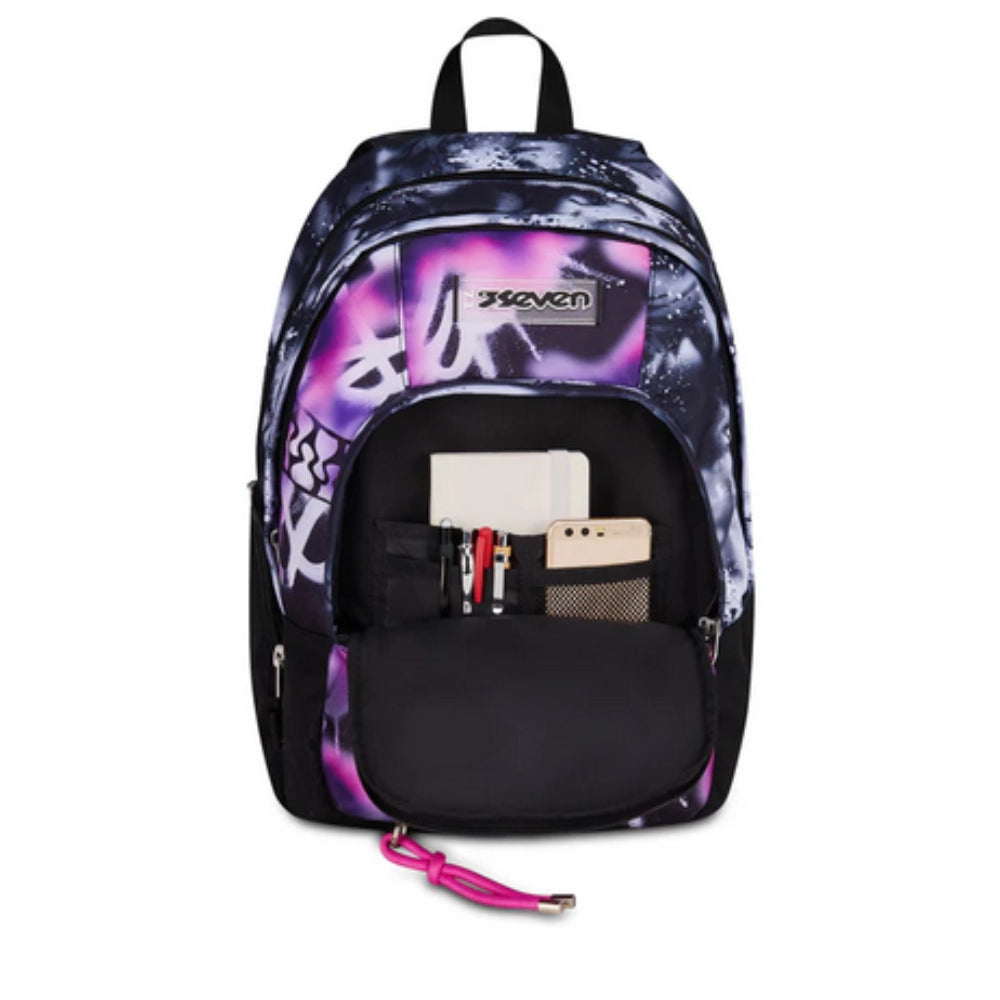 Zaino Seven® Dual Detach 32L – Buzzy Note Girl, Scomparto Staccabile come Zainetto