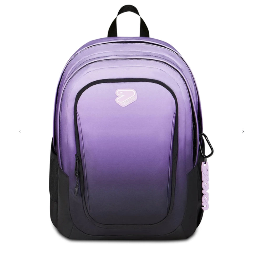 Seven TECH SHADE zaino scuola doppio scomparto glicine - dettaglio interno porta PC e scomparti