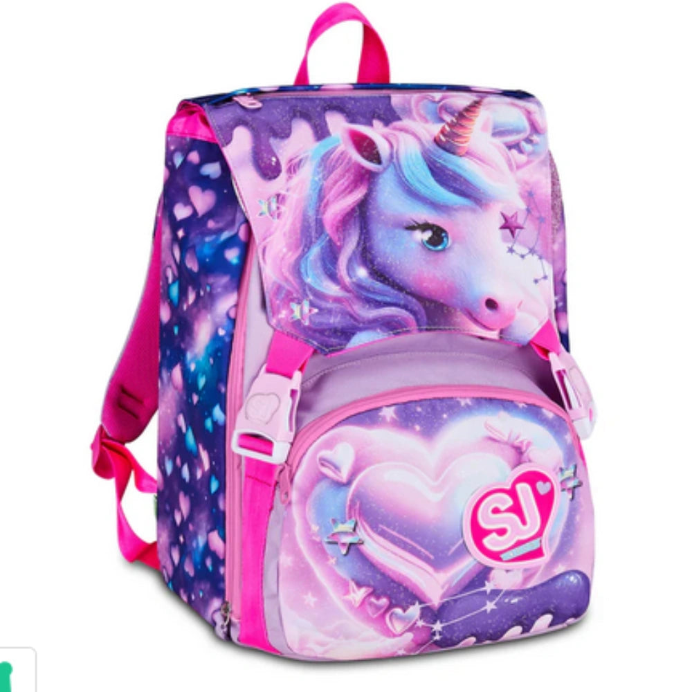 SJ Girl Zaino Estensibile Big – Pixie Unicorn 2026 | Seven