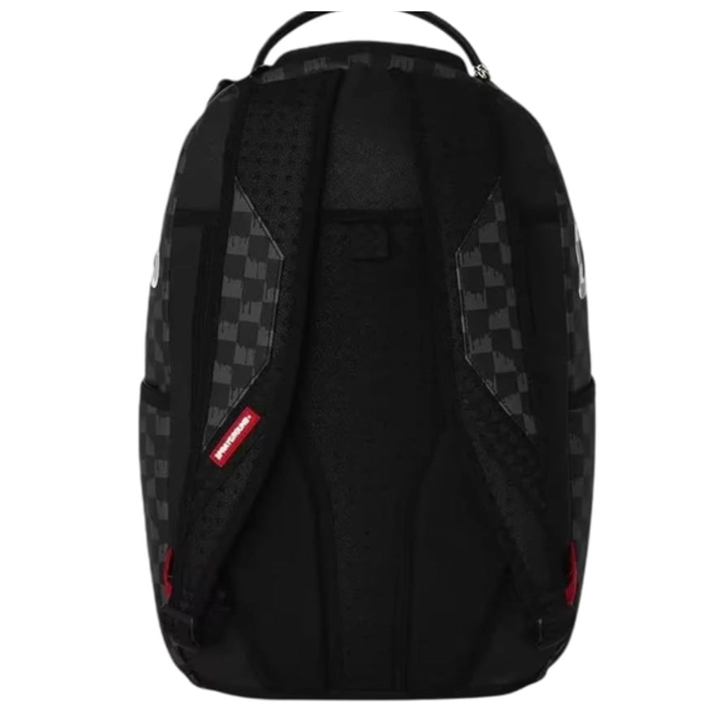 Sprayground Black and White Drip Backpack Nero
