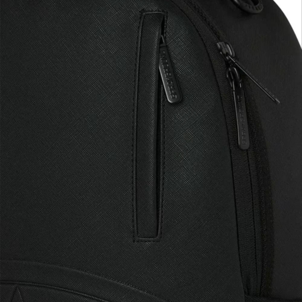 Zaino Sprayground Blacked Out Embossed Gold Tooth – Ecopelle Unisex 27x45x15 cm