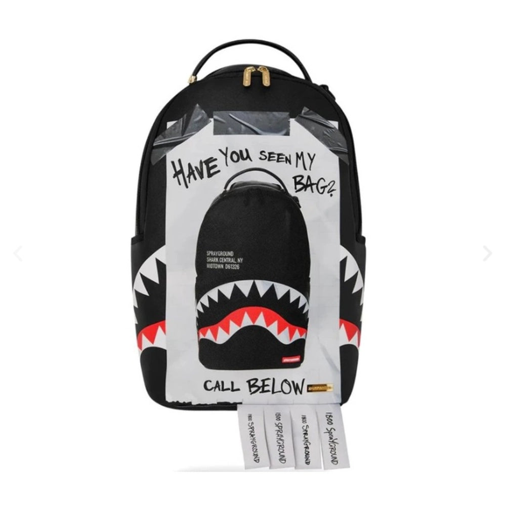 Sprayground Missing Bag Flyer Backpack Nero
