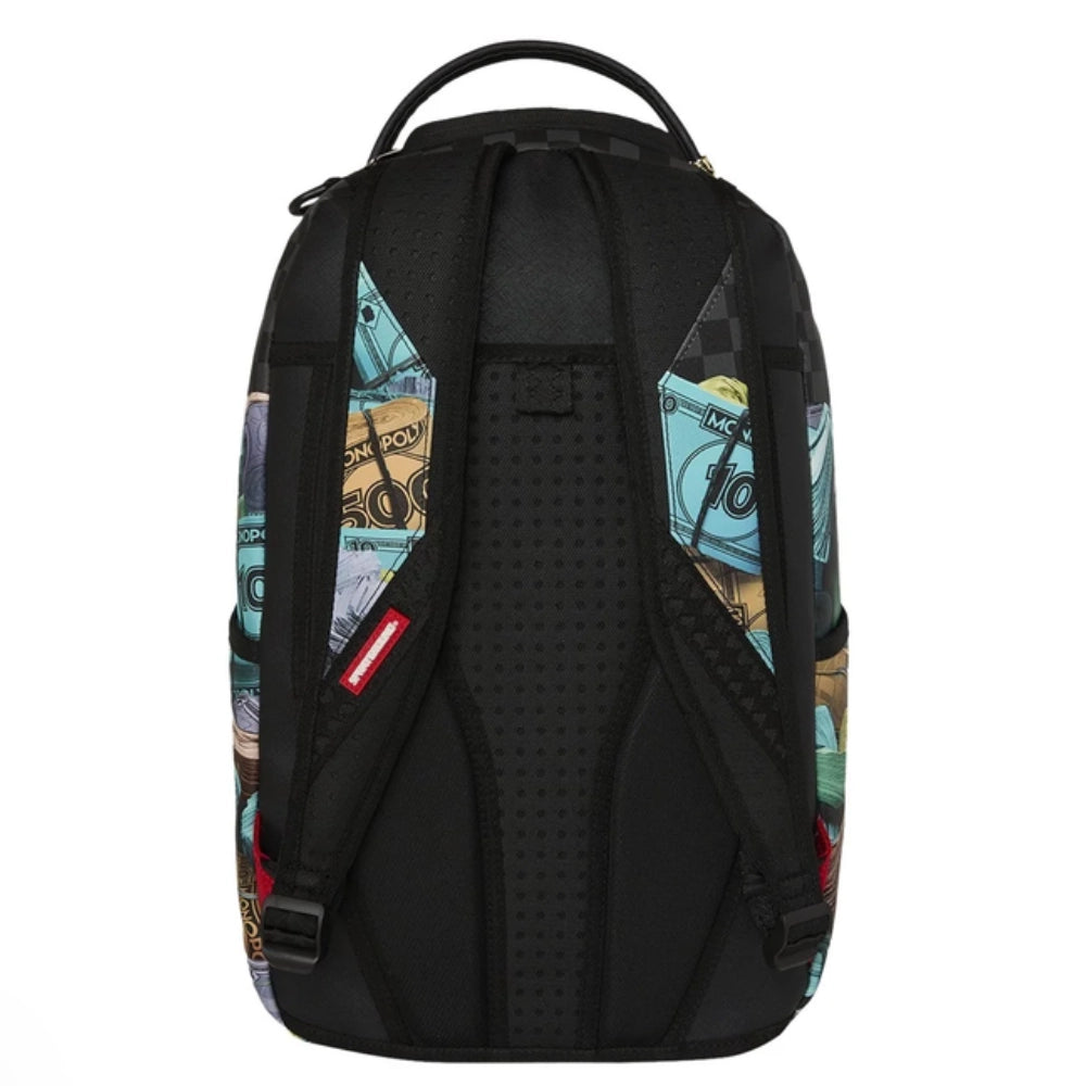 Sprayground Monopoly Money Stacks DLXSV Backpack Nero