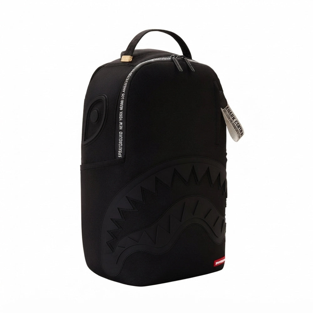 Sprayground Shark Central Printed Zip Zaino Nero