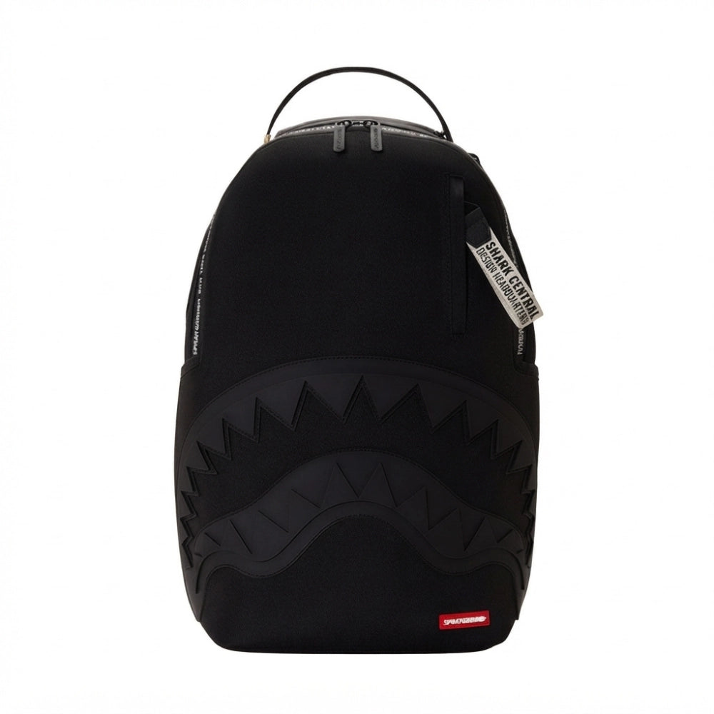 Sprayground Shark Central Printed Zip Zaino Nero