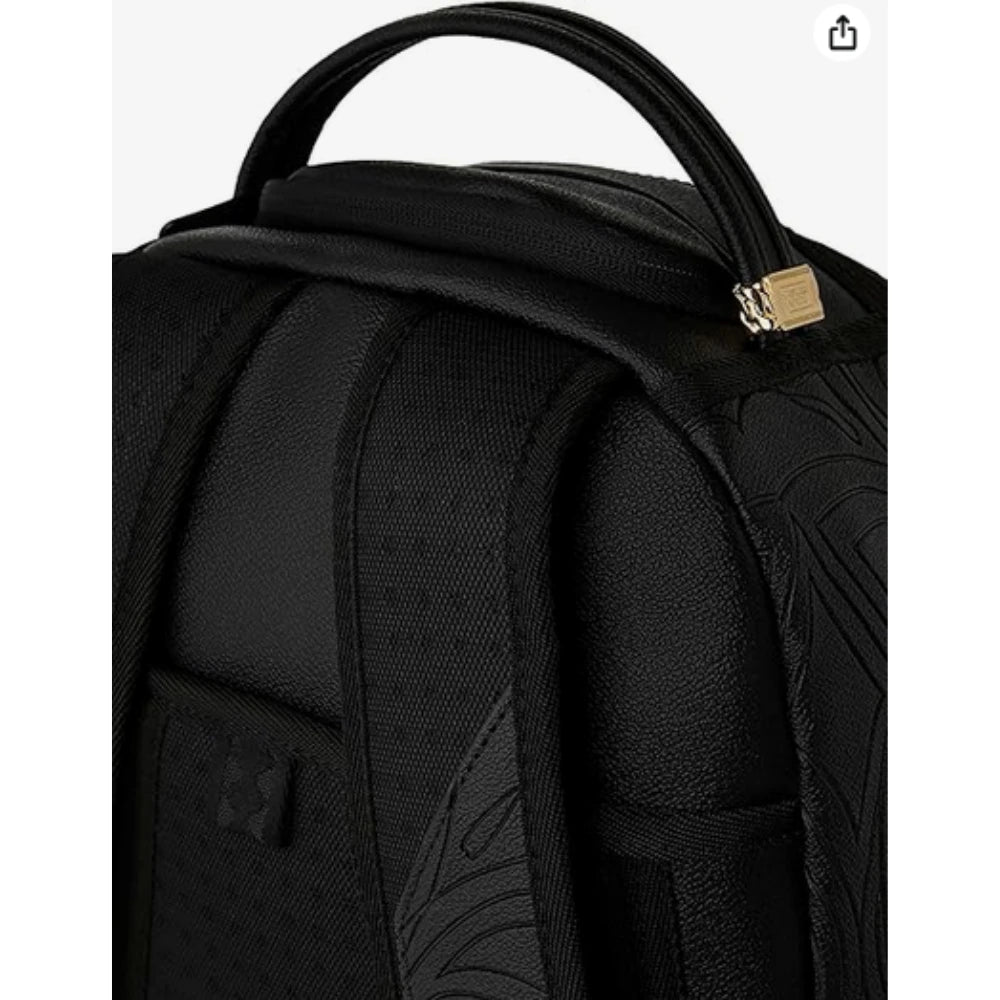 SPRAYGROUND Zaino Uomo Monogramma Tonale In Rilievo E Squalo – Black