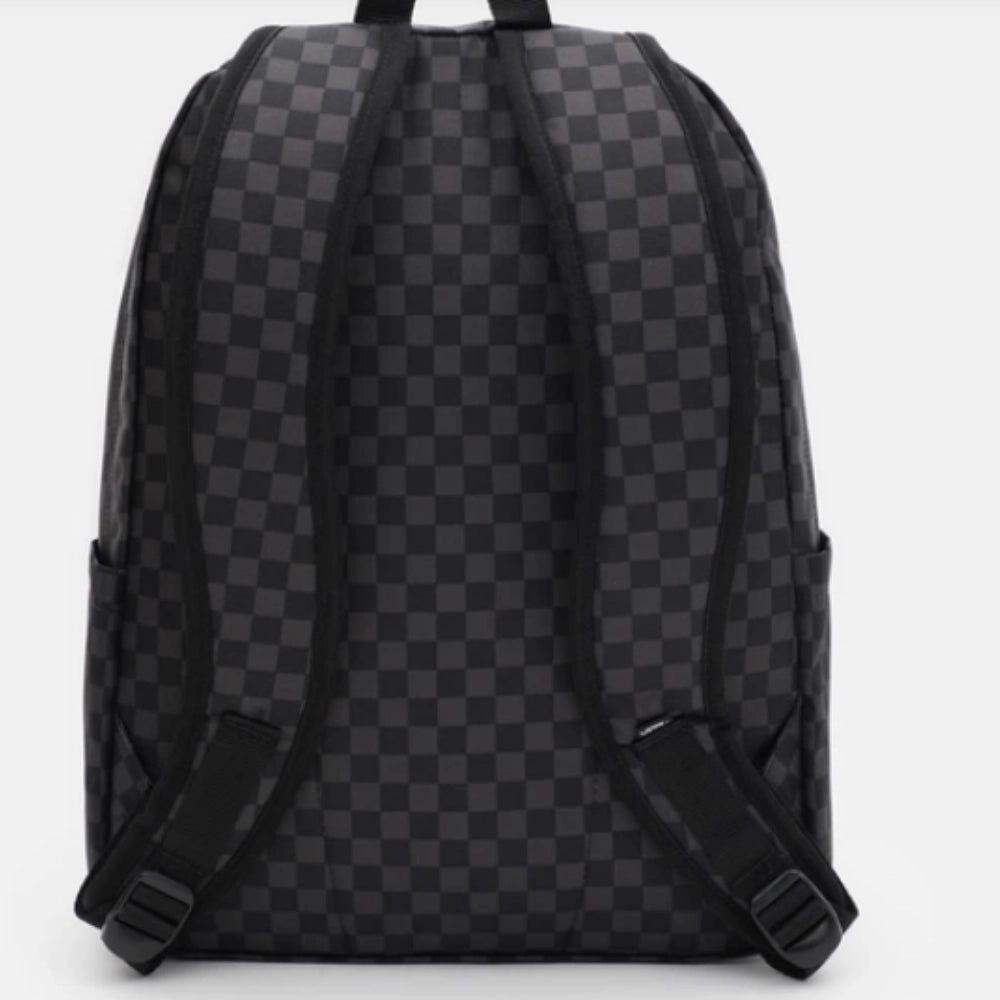 Zaino Vans Old Skool Check Nero e Grigio Scuro Black Charcoal | VN000H4XBA51