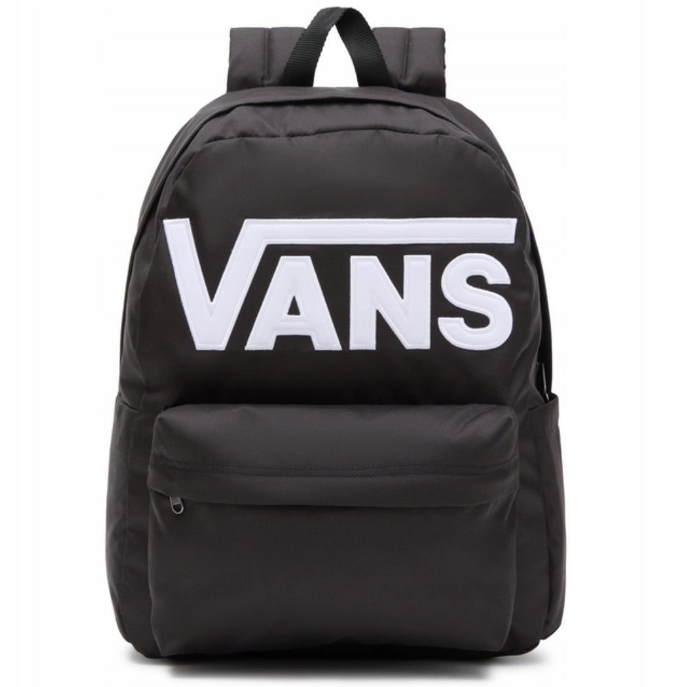 Zaino nero Vans Old Skool Drop V da 22 litri con scomparto interno per laptop da 15 pollici e tasca porta borraccia