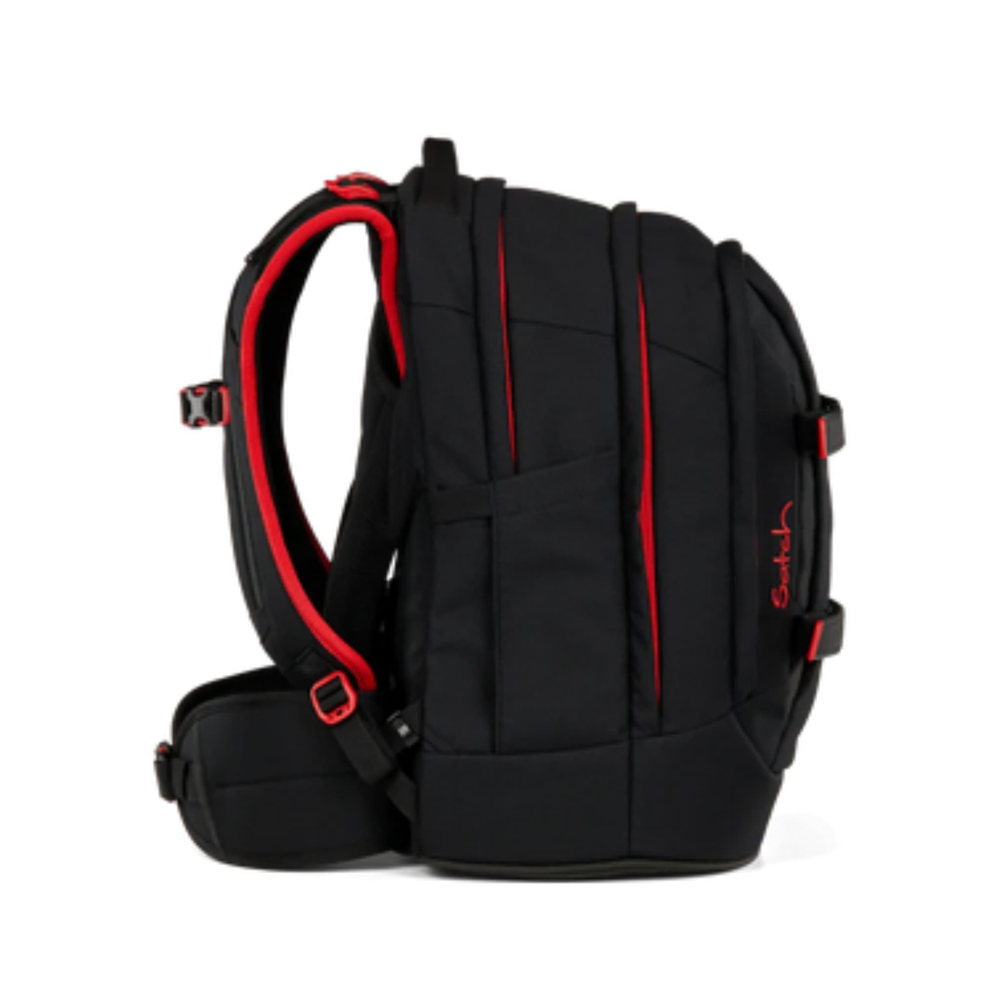 aino Satch Fire Phantom vista laterale scomparti capienti per scuola media - Cartoleria Claudio Giugliano in Campania Napoli